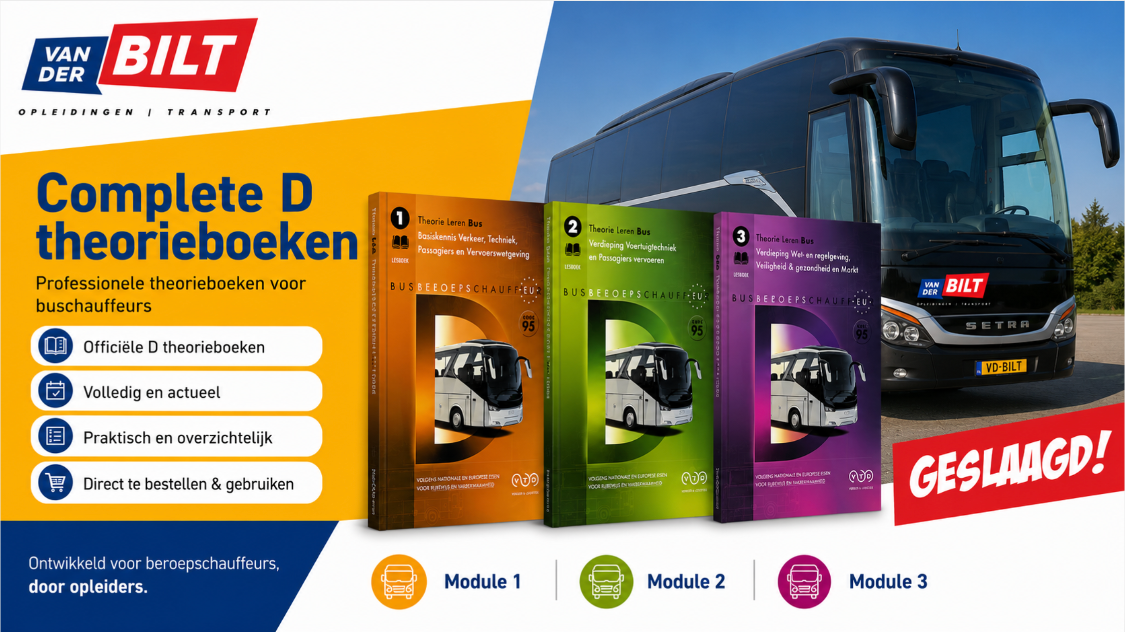 Theorieboeken bus (D)