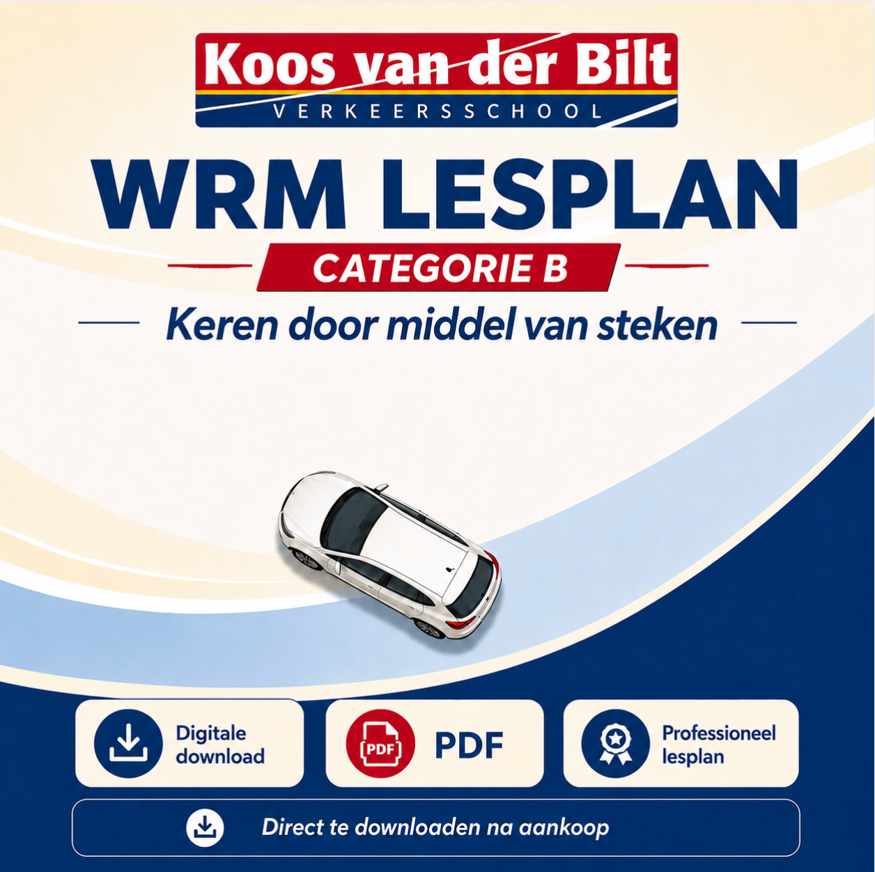 Lesplan WRM categorie B keren doormiddel van steken