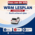Lesplan WRM categorie B keren bocht achteruit rijden