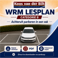 Lesplan WRM categorie B achteruit vakparkeren