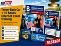 Theory Book Car + 15 Hours Internet Exam Training – English